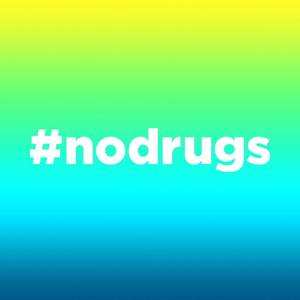 nodrugs logo font